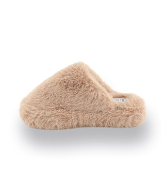 Scholl Hauspantoffel Flufie Mule in beige