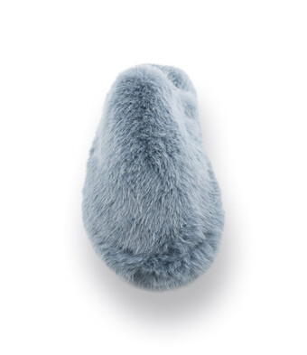 Scholl Hauspantoffel Flufie Mule in himmelblau