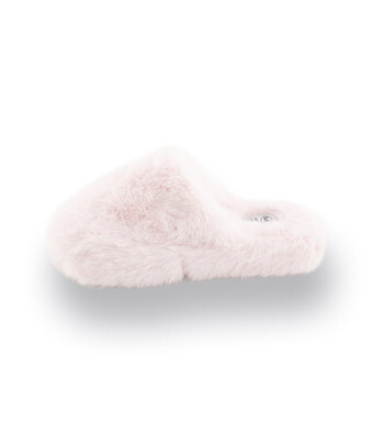Scholl Hauspantoffel Flufie Mule in Rosa