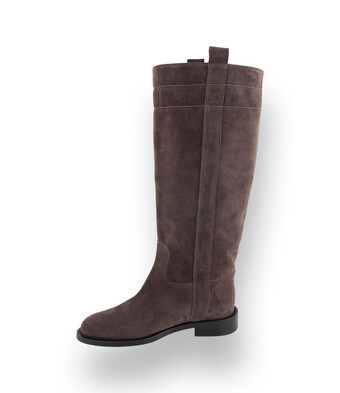 Status Stiefel in braun - taupe velours 