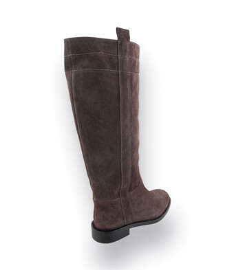 Status Stiefel in braun - taupe velours 