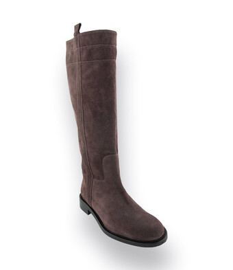 Status Stiefel in braun - taupe velours 