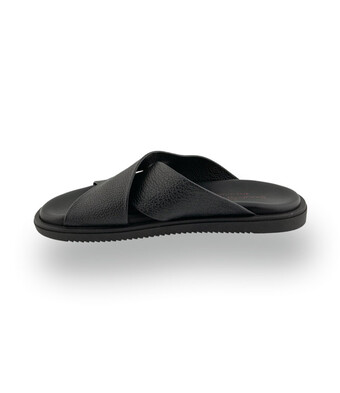 The Sandals Factor - Italienische Herren-Pantolette aus genarbtem Leder