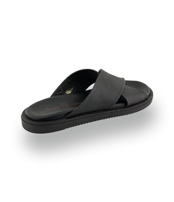 The Sandals Factor - Italienische Herren-Pantolette aus genarbtem Leder