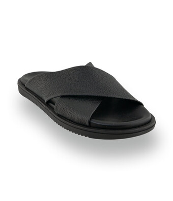 The Sandals Factor - Italienische Herren-Pantolette aus genarbtem Leder