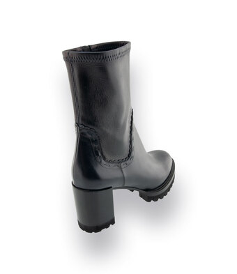 TRUMANS Stiefelette blau mit Profilsohle