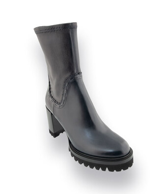 TRUMANS Stiefelette blau mit Profilsohle
