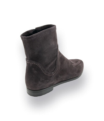 TRUMANS Stiefelette Grau &ndash; Nubukleder