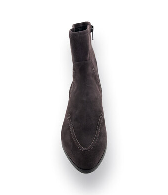 TRUMANS Stiefelette Grau &ndash; Nubukleder