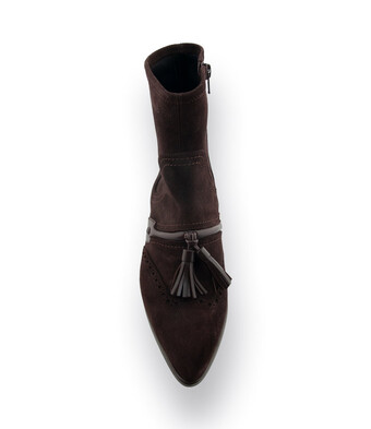 TRUMANS Stiefelette braun Quasten Lyra