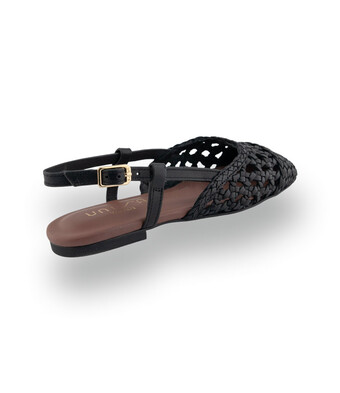Unisa Badri&nbsp;Slingback &ndash; Schwarz Geflochten