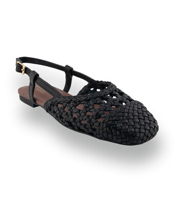 Unisa Badri&nbsp;Slingback &ndash; Schwarz Geflochten