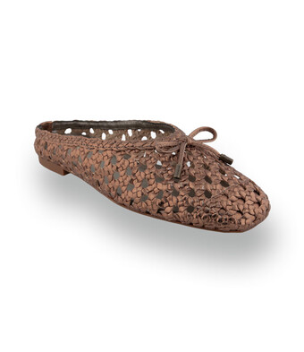 Unisa Baelo&nbsp;Mule &ndash; Bronzefarben Geflochten