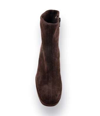 Stiefelette mit Plateau in braun, Modell Melvy von Unisa