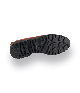 Viamercanti Stiefelette in cognacbraun Nubuk