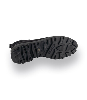 Viamercanti Stiefelette in schwarz Nubuk