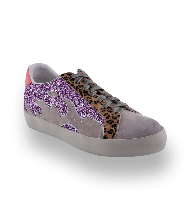 Superga alte viola hotsell