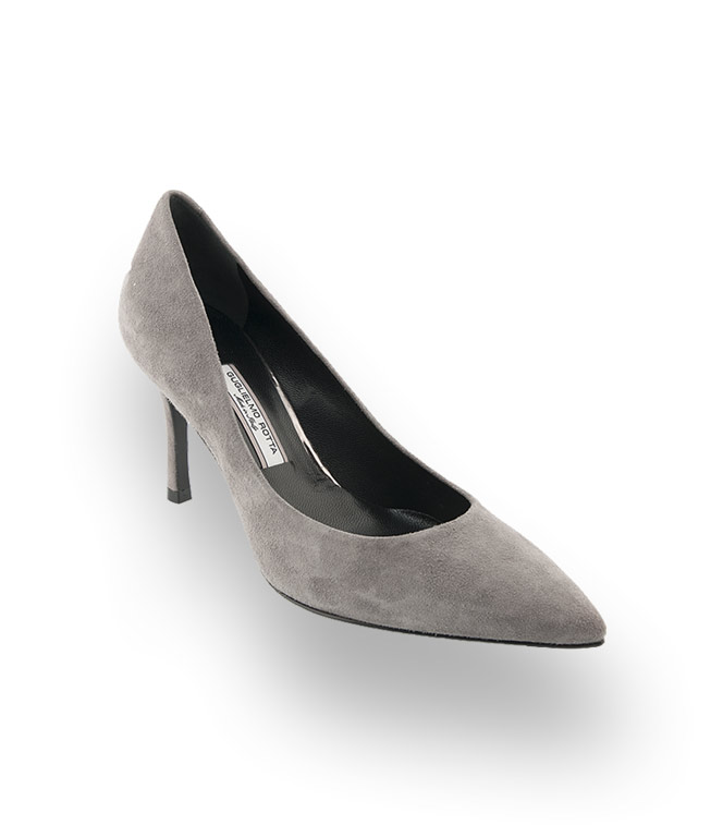 Pumps grau velours | Schuhwahnsinn.de