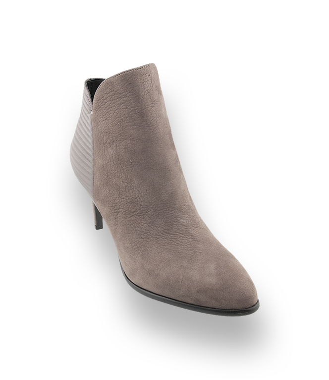 Lola Cruz Ankleboots in grau taupe Veloursleder Lola Cruz Ankleboots in grau taupe Veloursleder