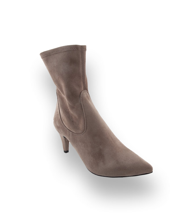 Modell In Unisa Kenji Stiefelette Taupe Velours b6gYyf7