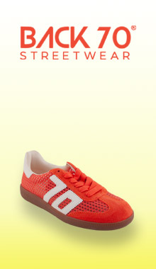 Back 70 Sneaker in Orange &ndash; Stylischer Retro-Look f&uuml;r Damen im Fr&uuml;hjahr 2026 bei Schuhwahnsinn