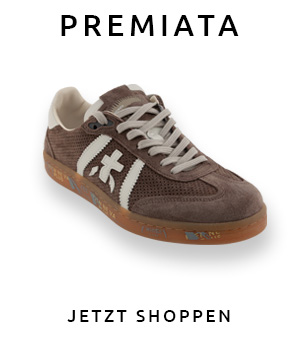 Premiata Herrensneaker in Braun mit Retro-Design online kaufen